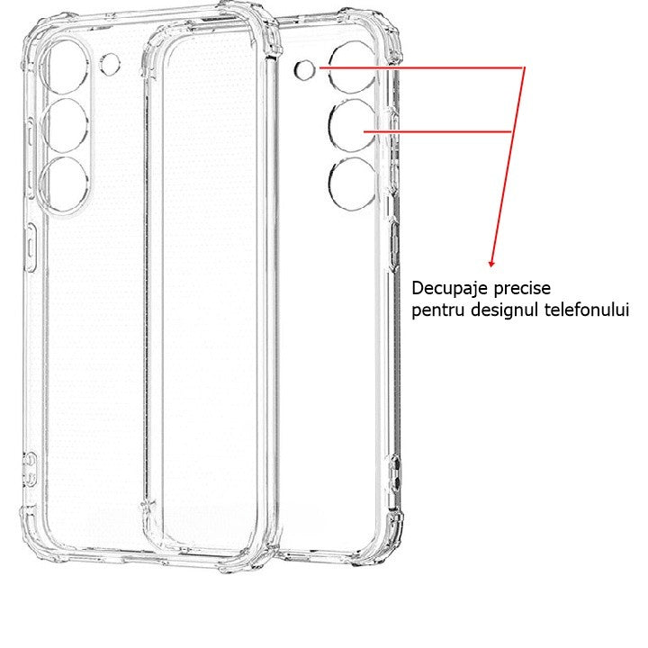 Husa de protectie Flippy, TPU, pentru Samsung A34 5G, Antisoc, Protectie colturi, Rezistenta la impact, Transparenta