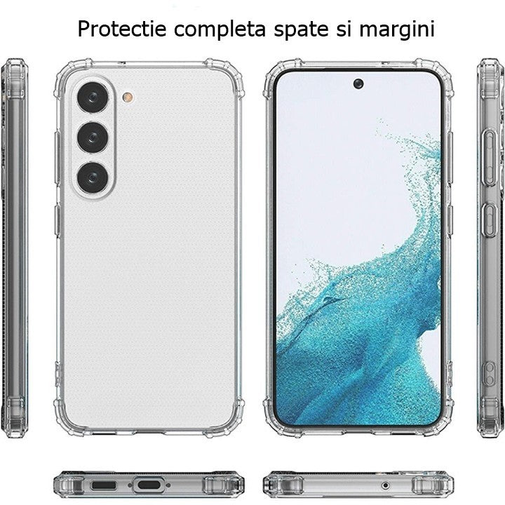 Husa de protectie Flippy, TPU, pentru Samsung A34 5G, Antisoc, Protectie colturi, Rezistenta la impact, Transparenta
