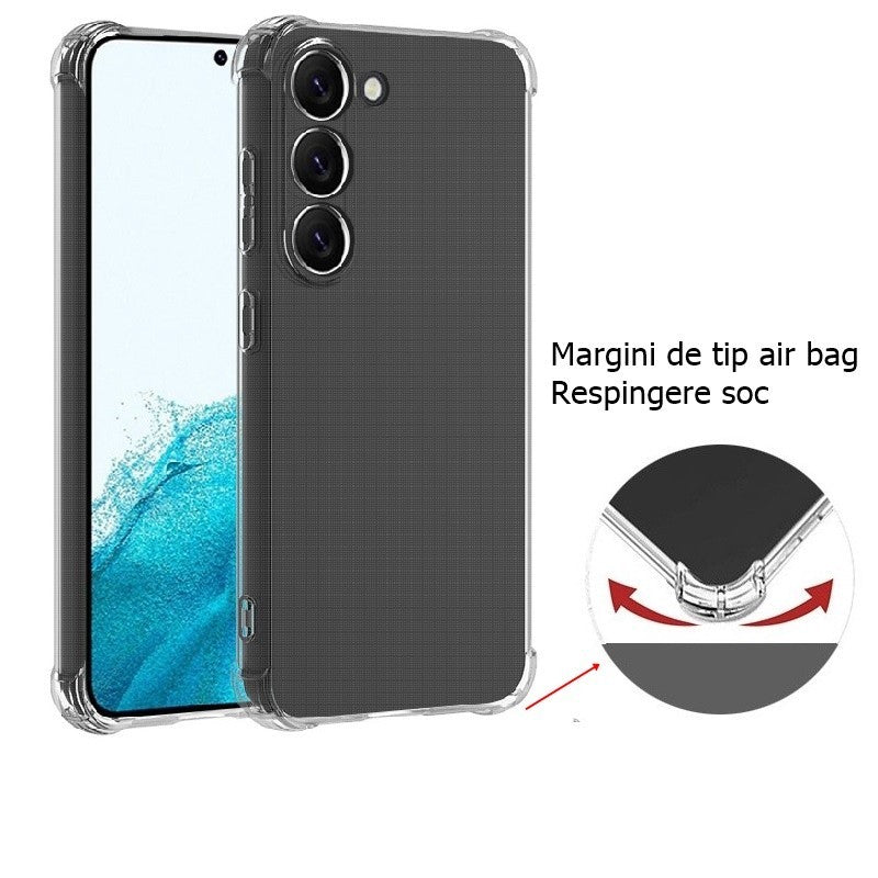 Husa de protectie Flippy, Airbag Shock Absorption, TPU, pentru Samsung Galaxy A33 5G , Transparent