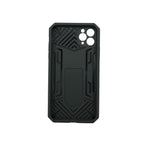 Husa de protectie Flippy compatibila cu Apple iPhone 11 Defender Model 4 cu suport, Negru