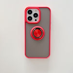 Husa de protectie Flippy compatibila cu Apple iPhone 13,Defender cu prindere inel,Rosu