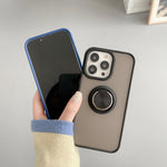 Husa de protectie Flippy compatibila cu Apple iPhone 13 Mini,Defender cu prindere inel,Negru
