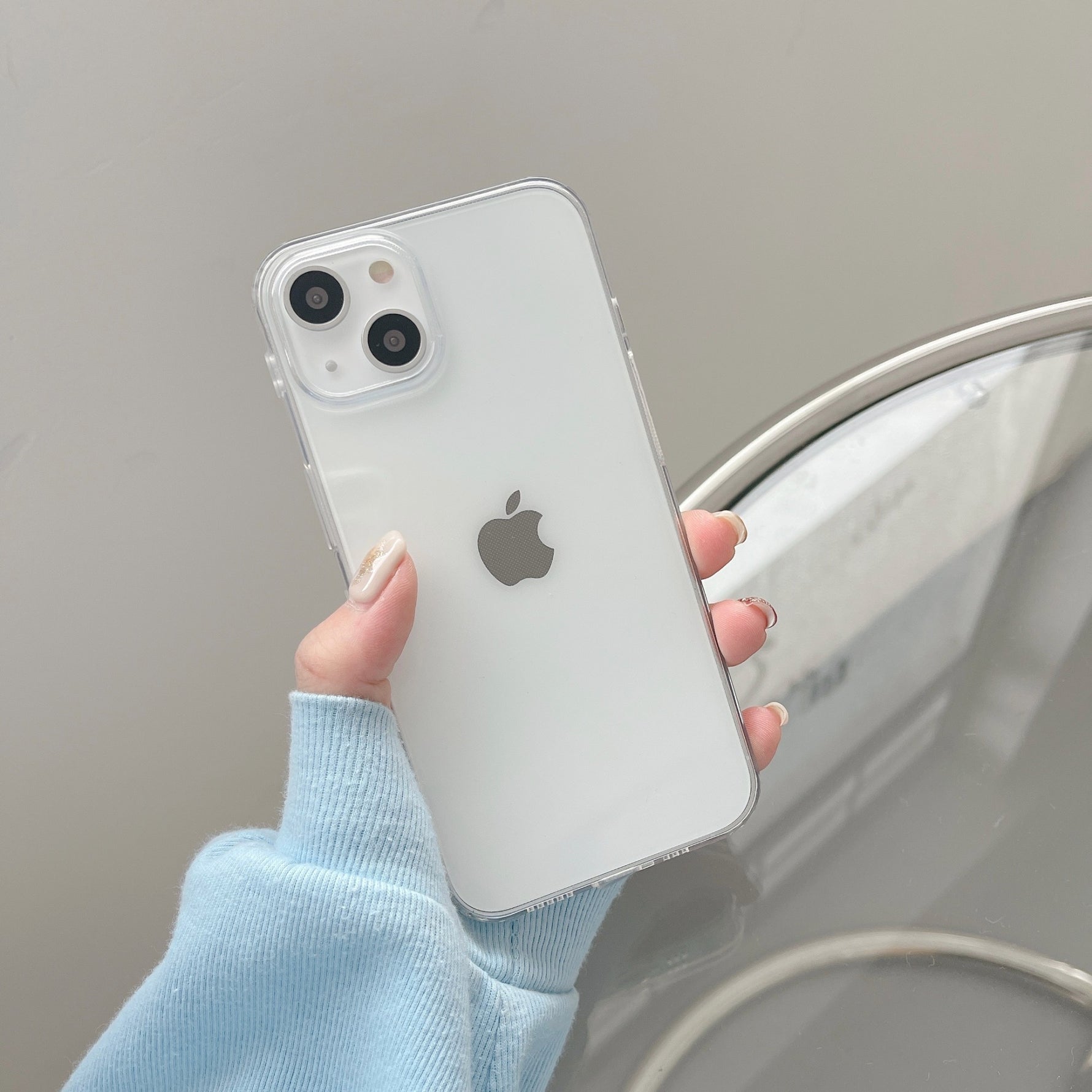Husa de protectie Flippy compatibila cu Apple iPhone 13 Mini Protect Plus Transparent