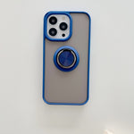 Husa de protectie Flippy compatibila cu Apple iPhone 13 Pro,Defender cu prindere inel,Albastru