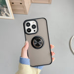 Husa de protectie Flippy compatibila cu Apple iPhone 13 Pro,Defender cu prindere inel,Negru