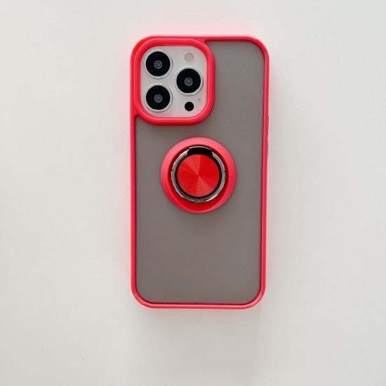 Husa de protectie Flippy compatibila cu Apple iPhone 13 Pro Max,Defender cu prindere inel,Rosu