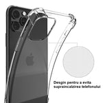 Husa de Protectie, Flippy, Compatibila cu Apple iPhone 16 Pro, TPU Antisoc, Protectie Colturi, 1.5 mm Transparent