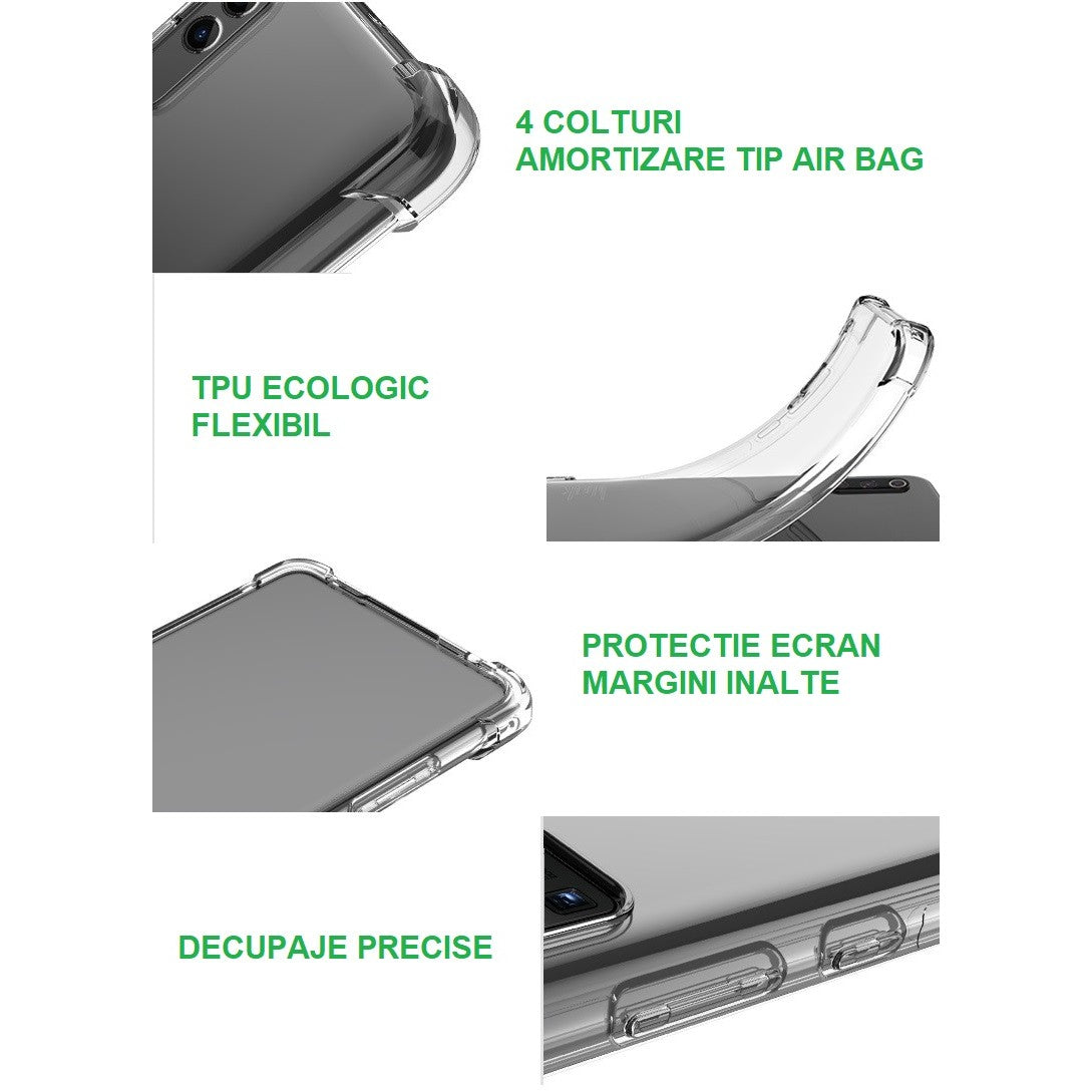 Husa de Protectie, Flippy, Compatibila cu Honor 90 Lite, TPU Antisoc, Protectie Colturi, 1.5 mm Transparent