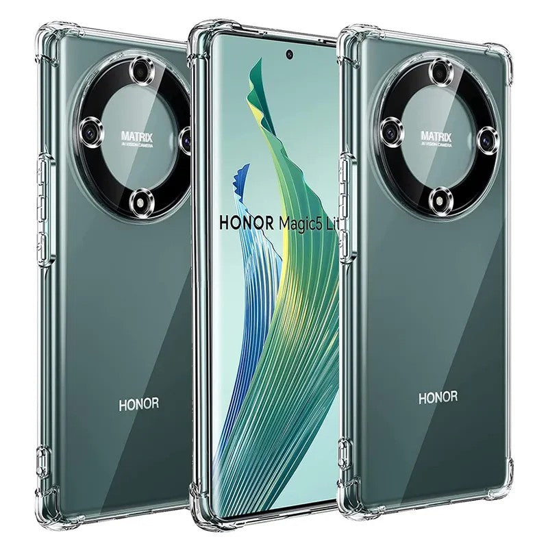 Husa de Protectie, Flippy, Compatibila cu Honor 90, TPU Antisoc, Protectie Colturi, 1.5 mm Transparent