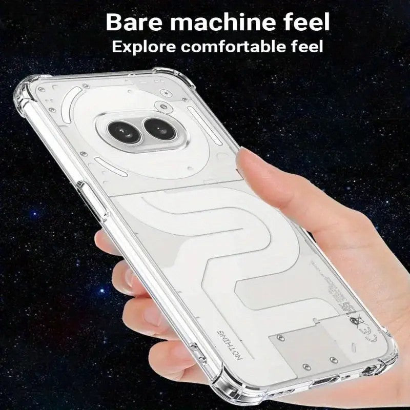 Husa de Protectie, Flippy, Compatibila cu Nothing Phone 2A, TPU Antisoc, Protectie Colturi, 1.5 mm Transparent
