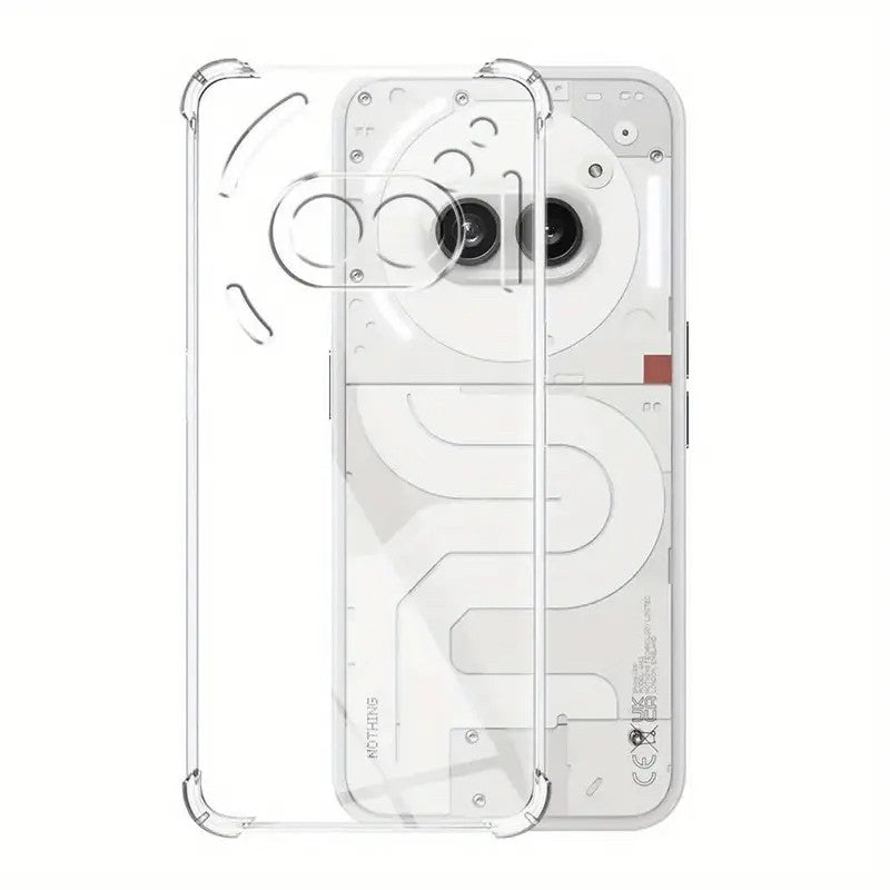 Husa de Protectie, Flippy, Compatibila cu Nothing Phone 2A, TPU Antisoc, Protectie Colturi, 1.5 mm Transparent