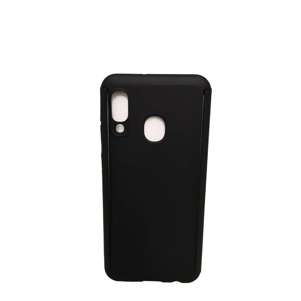 Husa de Protectie, Flippy, pentru Samsung Galaxy A20e, cu Acoperire Completa 360, cu Folie de Protectie, Plastic, Negru