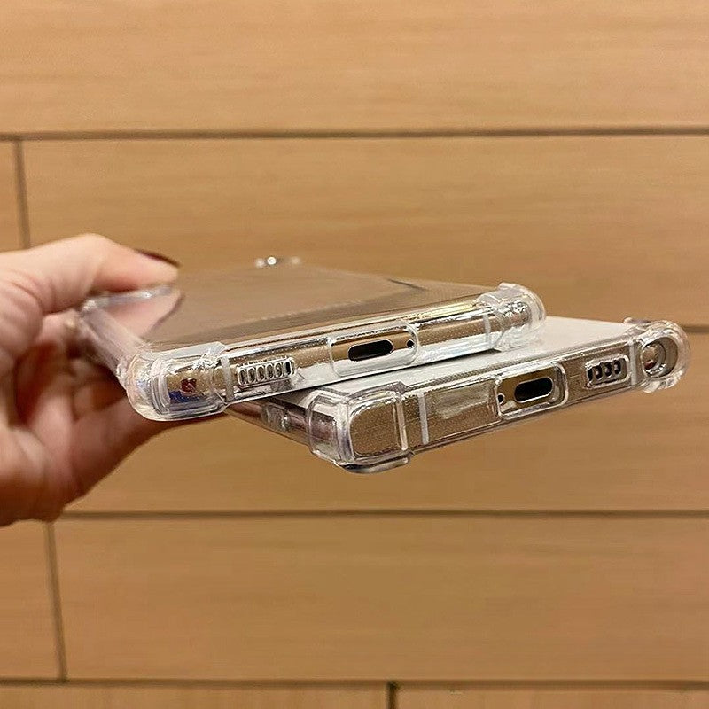 Husa de Protectie, Flippy, Compatibila cu Samsung Galaxy A55 5G, TPU Antisoc, Protectie Colturi, 1.5 mm Transparent