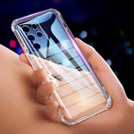 Husa de Protectie, Flippy, Compatibila cu Samsung Galaxy A55 5G, TPU Antisoc, Protectie Colturi, 1.5 mm Transparent
