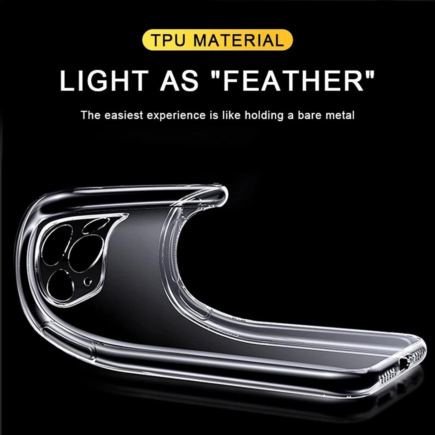 Husa de Protectie, Flippy, Compatibila cu Xiaomi Redmi 13C 5G, Tip Carcasa, Silicon TPU, Protectie camere, Transparent