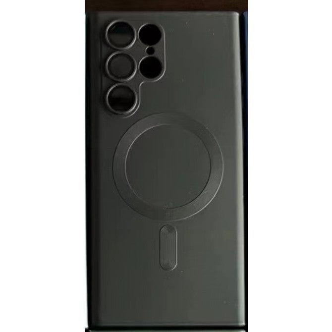 Husa de protectie Flippy, cu incarcare Wireless, Tehnologie Magsafe, pentru Samsung Galaxy S23 , Negru