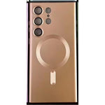 Husa de protectie Flippy, cu incarcare Wireless, Tehnologie Magsafe, pentru Samsung Galaxy S23 , Rose Gold