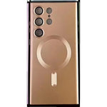 Husa de protectie Flippy, cu incarcare Wireless, Tehnologie Magsafe, pentru Samsung Galaxy S23 , Rose Gold