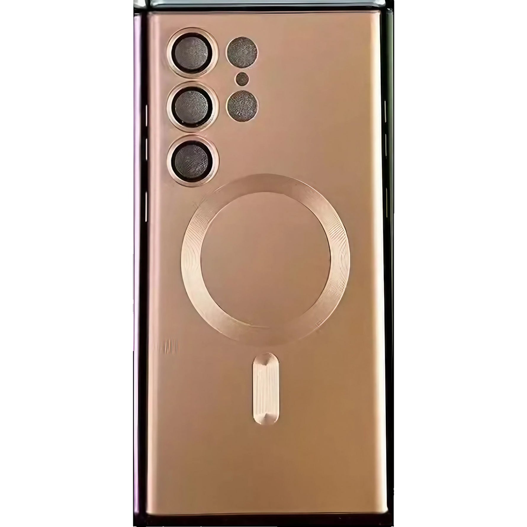 Husa de protectie Flippy, cu incarcare Wireless, Tehnologie Magsafe, pentru Samsung Galaxy S23 , Rose Gold