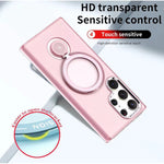 Husa de protectie Flippy, cu incarcare Wireless, Tehnologie Magsafe, TPU, Inel magnetic rotativ cu functie de suport,