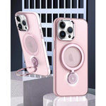 Husa de protectie Flippy, cu incarcare Wireless, Tehnologie Magsafe, TPU, Inel magnetic rotativ cu functie de suport,