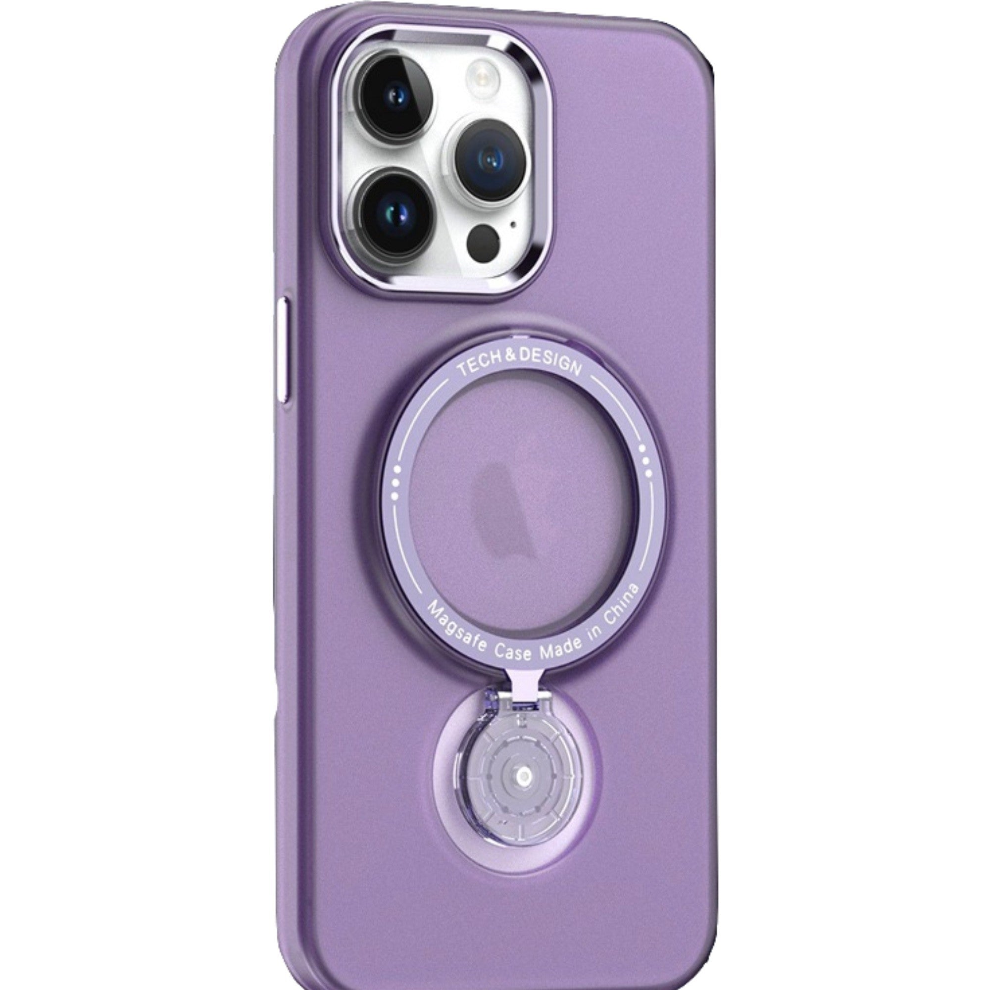 Husa de protectie Flippy, cu incarcare Wireless, Tehnologie Magsafe, TPU, Inel magnetic rotativ cu functie de suport,