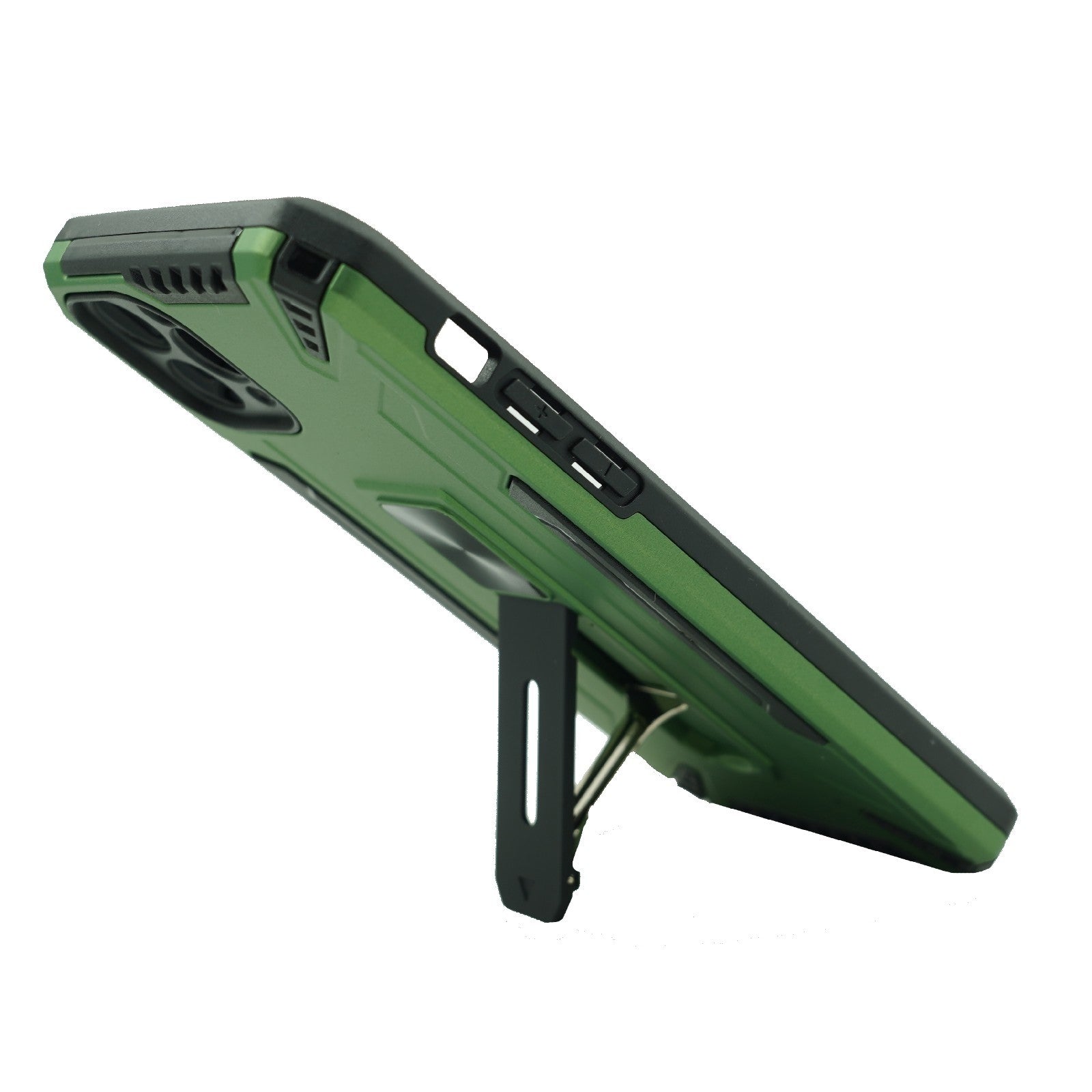 Husa de protectie Flippy pentru Apple iPhone 12 Pro Defender Sergeant Brave cu suport, Verde deschis