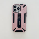 Husa de protectie Flippy pentru Apple iPhone 13 Defender Sergeant Brave cu suport,Roz Auriu