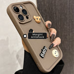 Husa de Protectie, Flippy, pentru Apple iPhone 14 Pro Max, Model Ursuleti 3D, Antisoc, Rezistenta la Impact, Protectie