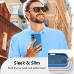 Husa de Protectie, Flippy, pentru iPhone 16 Plus, Liquid Silicone, cu Microfibra pe Interior, Protectie Antisoc,