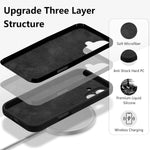 Husa de Protectie, Flippy, pentru iPhone 16 Plus, Liquid Silicone, cu Microfibra pe Interior, Protectie Antisoc,