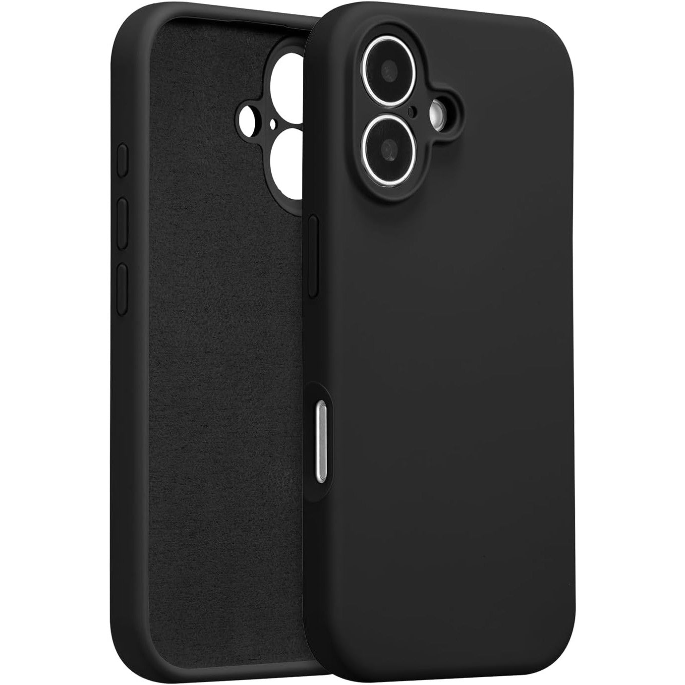 Husa de Protectie, Flippy, pentru iPhone 16 Plus, Liquid Silicone, cu Microfibra pe Interior, Protectie Antisoc,