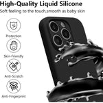 Husa de Protectie, Flippy, pentru iPhone 16 Pro, Liquid Silicone, cu Microfibra pe Interior, Protectie Antisoc,