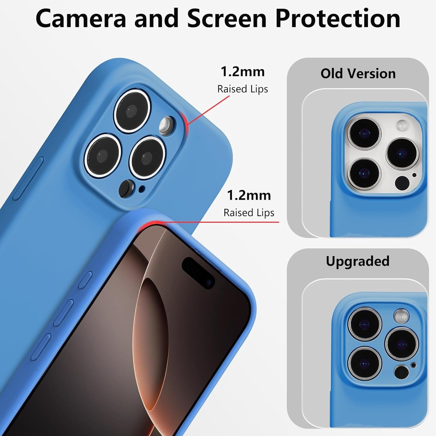 Husa de Protectie, Flippy, pentru iPhone 16 Pro Max, Liquid Silicone, cu Microfibra pe Interior, Protectie Antisoc,