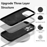 Husa de Protectie, Flippy, pentru iPhone 16 Pro Max, Liquid Silicone, cu Microfibra pe Interior, Protectie Antisoc,
