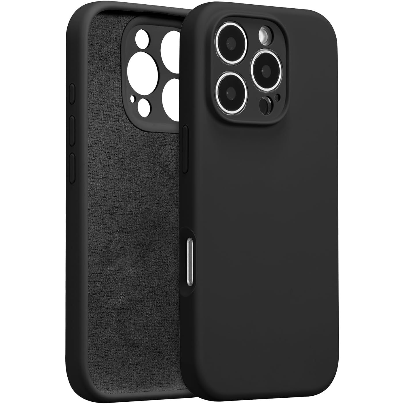 Husa de Protectie, Flippy, pentru iPhone 16 Pro Max, Liquid Silicone, cu Microfibra pe Interior, Protectie Antisoc,