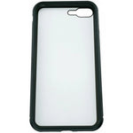 Husa de Protectie, Flippy, pentru Apple iPhone 7, Magnetic 360, Metal, cu Folie Sticla Inclusa, Negru