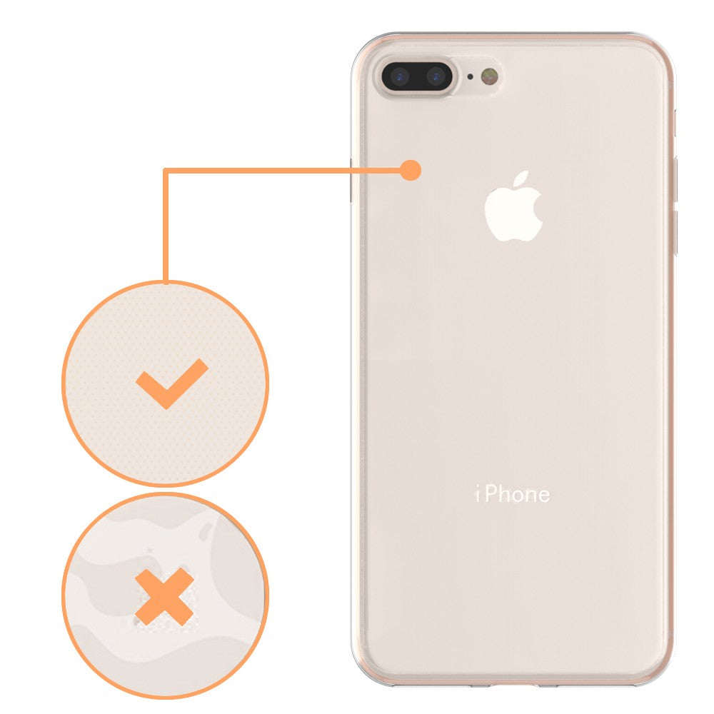 Husa de protectie Flippy® pentru Apple iPhone 7 Plus Full Tpu 360 V2 Transparent
