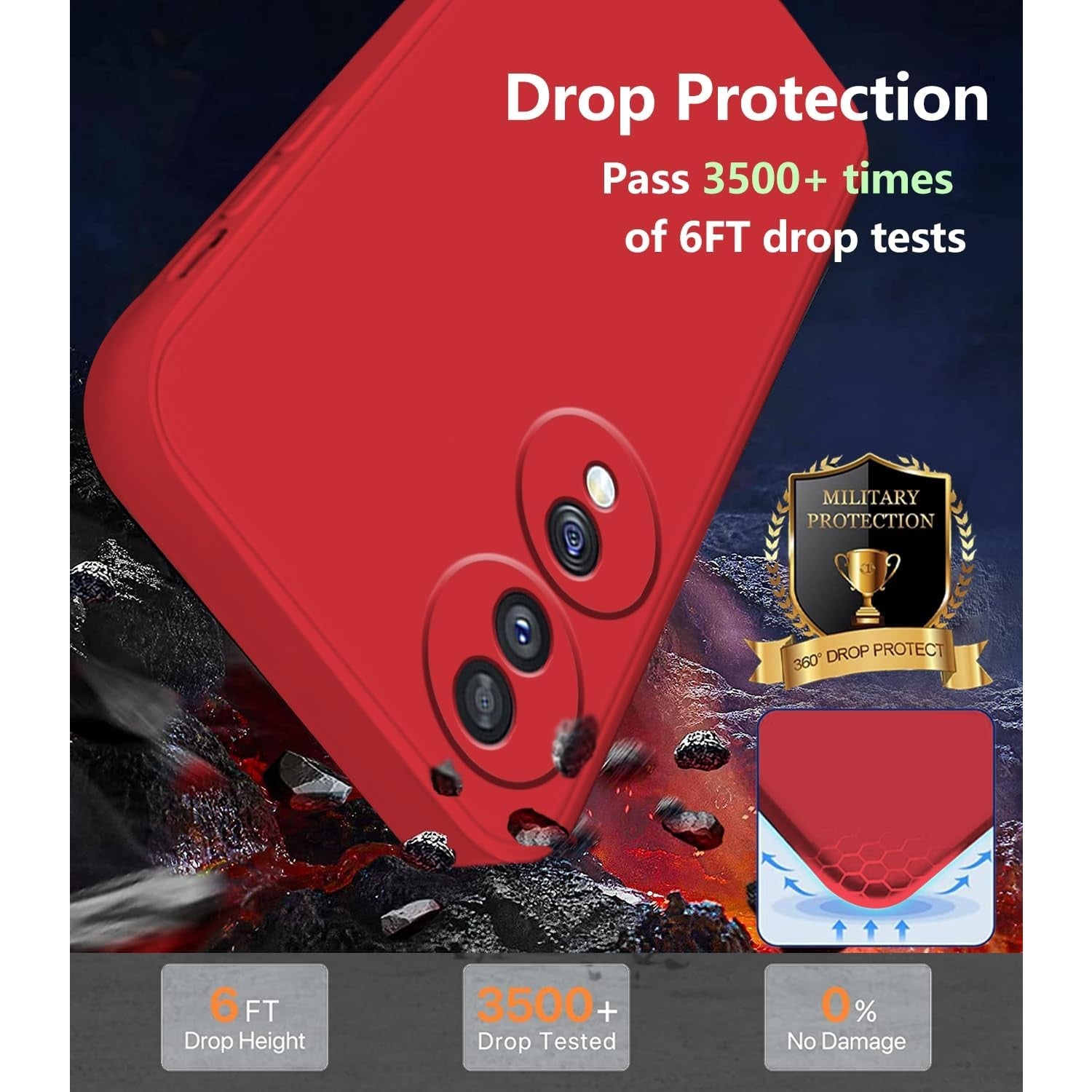 Husa de Protectie, Flippy, pentru Honor 70, Liquid Silicone, cu Microfibra pe Interior, Protectie Antisoc, Compatibil