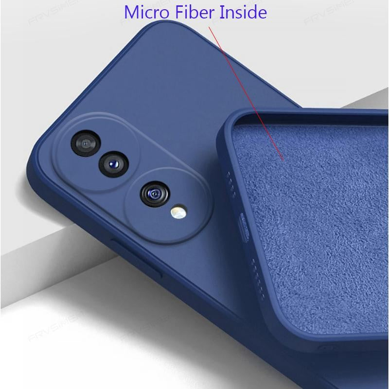 Husa de Protectie, Flippy, pentru Honor 70, Liquid Silicone, cu Microfibra pe Interior, Protectie Antisoc, Compatibil