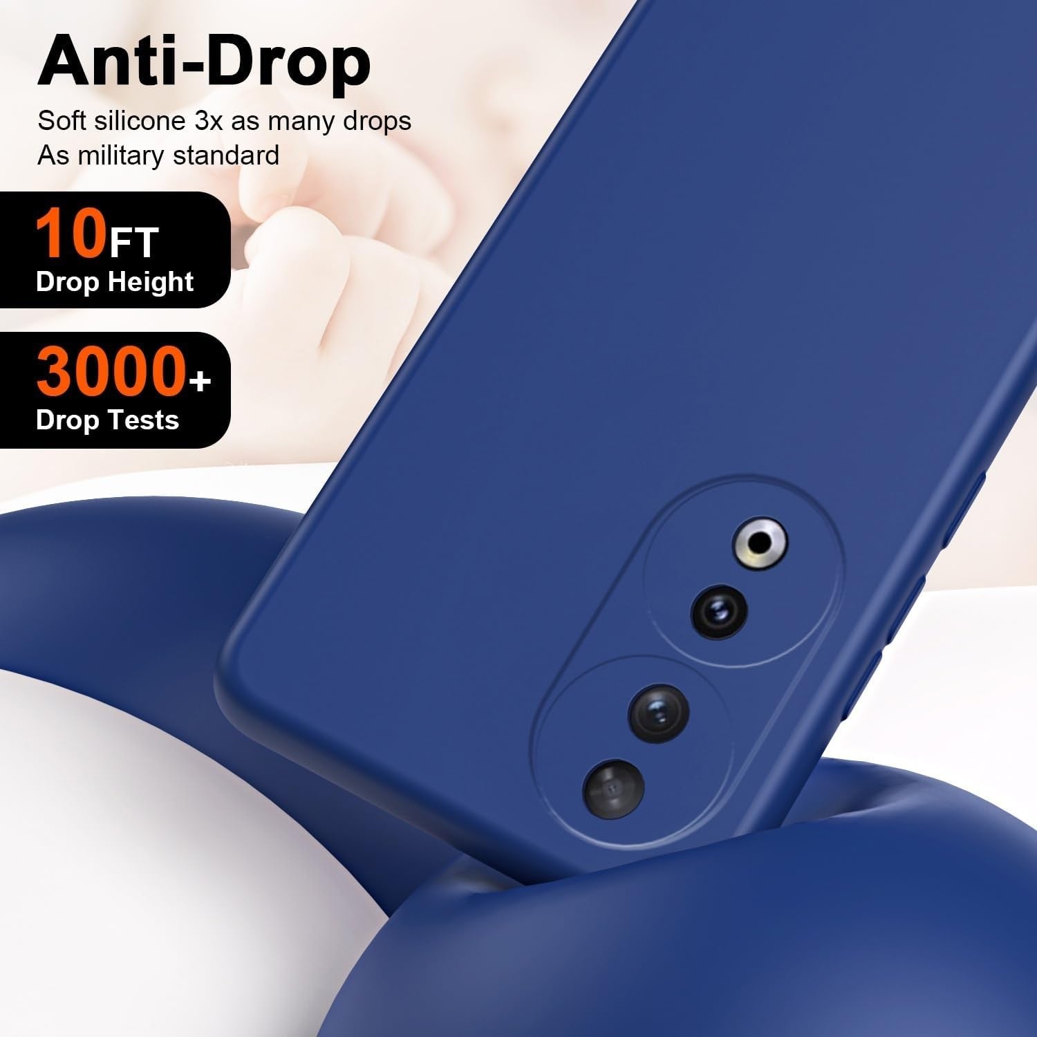 Husa de Protectie, Flippy, pentru Honor 90, Liquid Silicone, cu Microfibra pe Interior, Protectie Antisoc, Compatibil