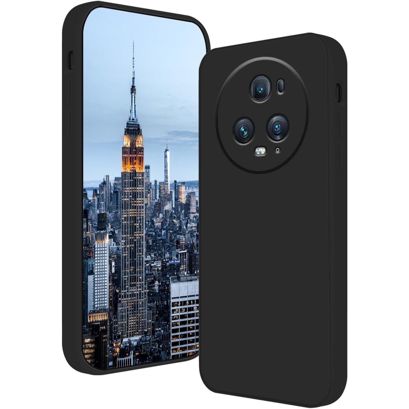 Husa de Protectie, Flippy, pentru Honor Magic 5 Pro, Liquid Silicone, cu Microfibra pe Interior, Protectie Antisoc,