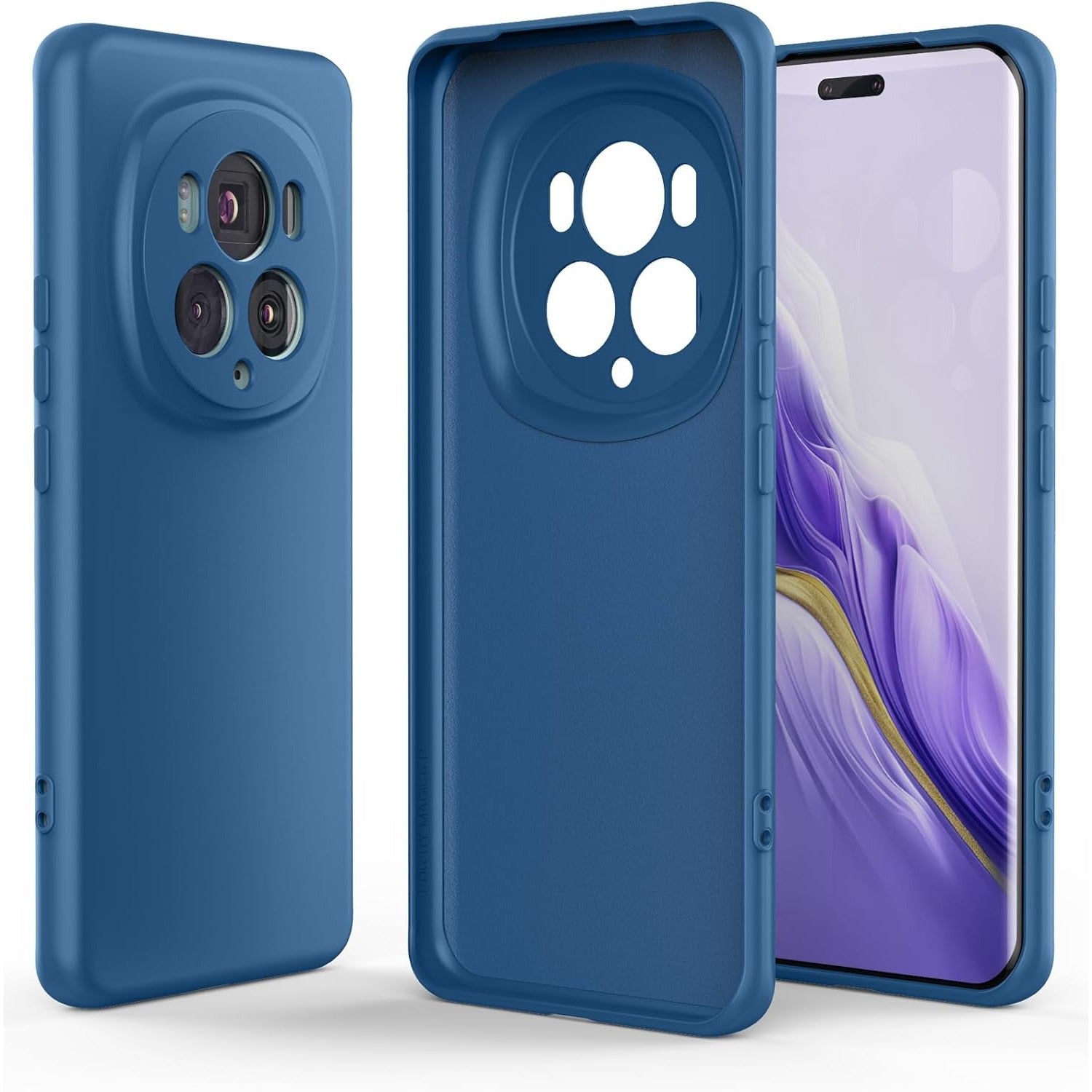 Husa de Protectie, Flippy, pentru Honor Magic 6 Pro, Liquid Silicone, cu Microfibra pe Interior, Protectie Antisoc,