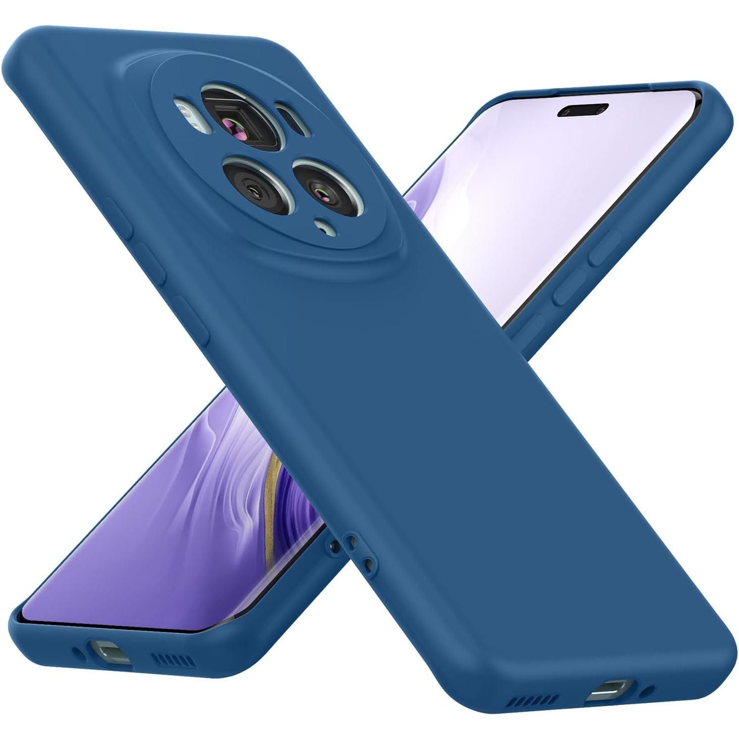 Husa de Protectie, Flippy, pentru Honor Magic 6 Pro, Liquid Silicone, cu Microfibra pe Interior, Protectie Antisoc,