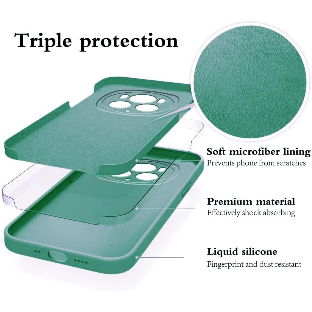Husa de Protectie, Flippy, pentru Honor Magic 6 Pro, Liquid Silicone, cu Microfibra pe Interior, Protectie Antisoc,
