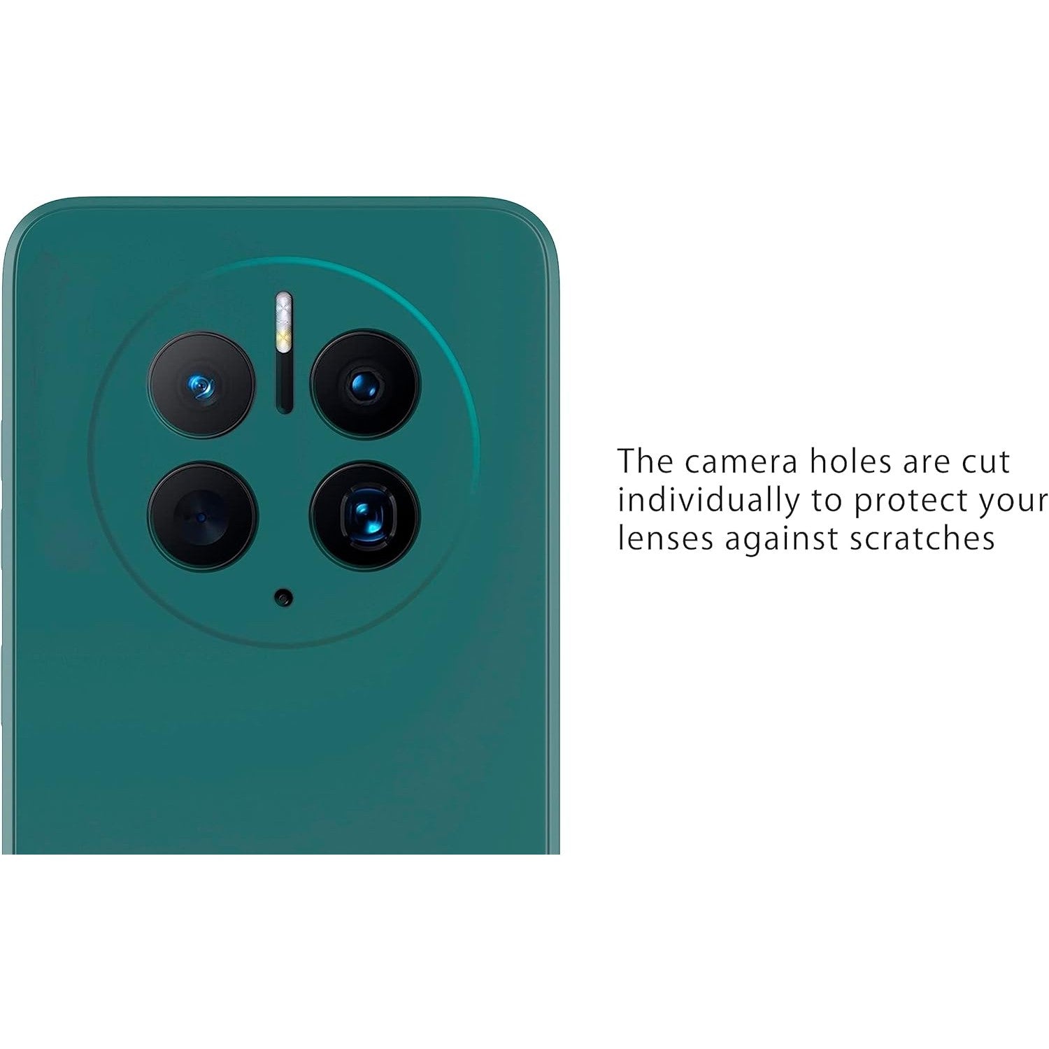 Husa de Protectie, Flippy, pentru Huawei Mate 50 Pro, Liquid Silicone, cu Microfibra pe Interior, Protectie Antisoc,