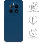 Husa de Protectie, Flippy, pentru Huawei Mate 50 Pro, Liquid Silicone, cu Microfibra pe Interior, Protectie Antisoc,