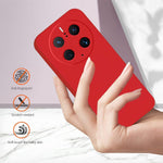Husa de Protectie, Flippy, pentru Huawei Mate 50 Pro, Liquid Silicone, cu Microfibra pe Interior, Protectie Antisoc,