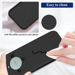 Husa de Protectie, Flippy, pentru Huawei Mate 60 Pro, Liquid Silicone, cu Microfibra pe Interior, Protectie Antisoc,