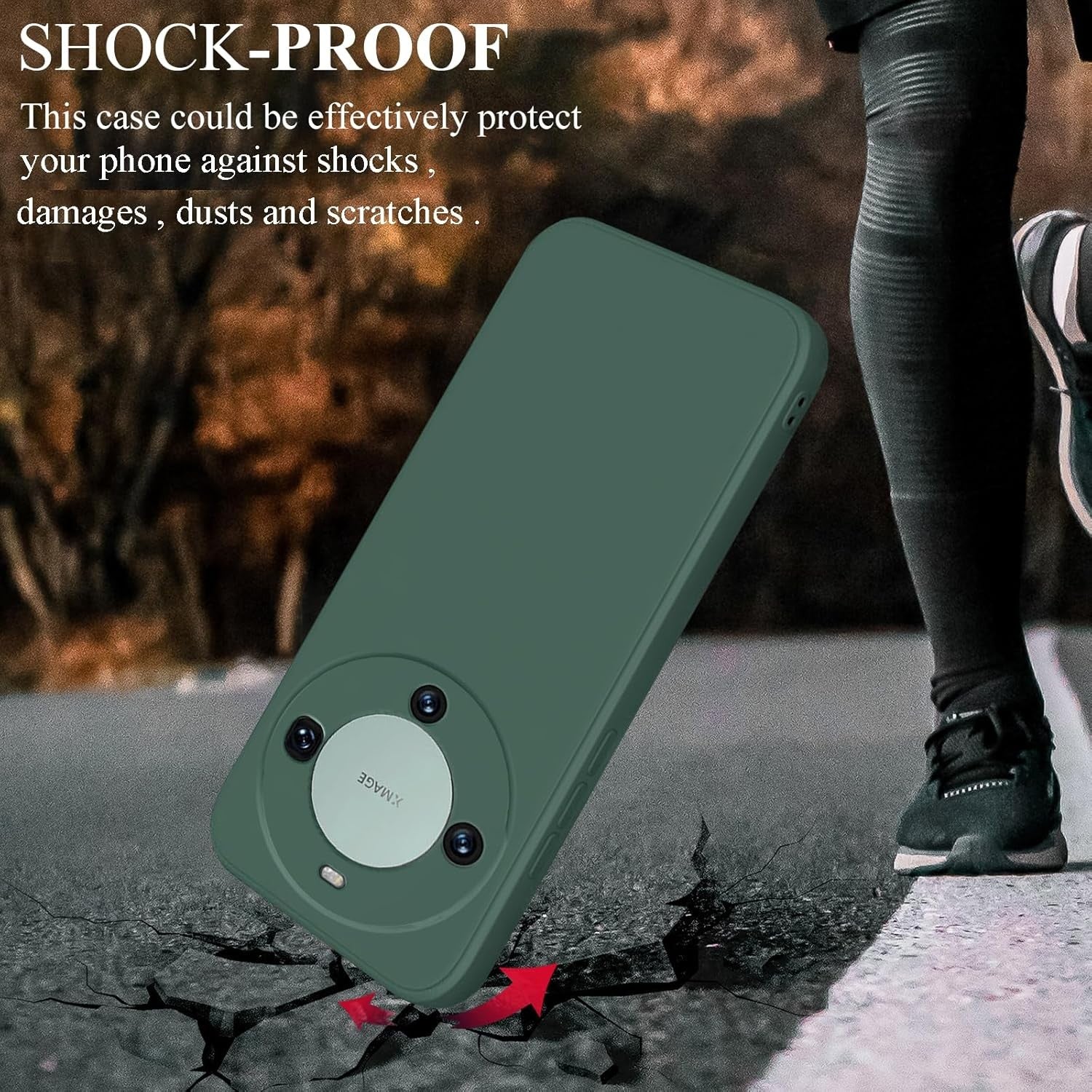 Husa de Protectie, Flippy, pentru Huawei Mate 60 Pro, Liquid Silicone, cu Microfibra pe Interior, Protectie Antisoc,